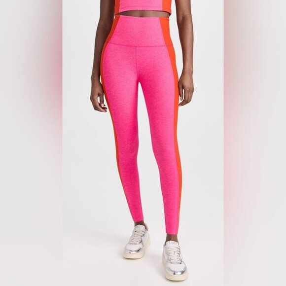 BEYOND YOGA Spacedye Vitality Colorblock High Waisted Midi Legging size S - Picture 3 of 15